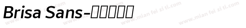 Brisa Sans字体转换